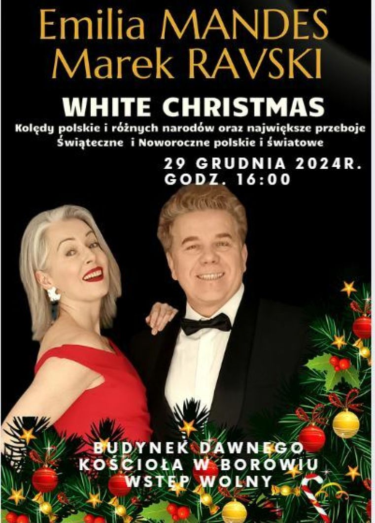 Plakat koncert White Christmas